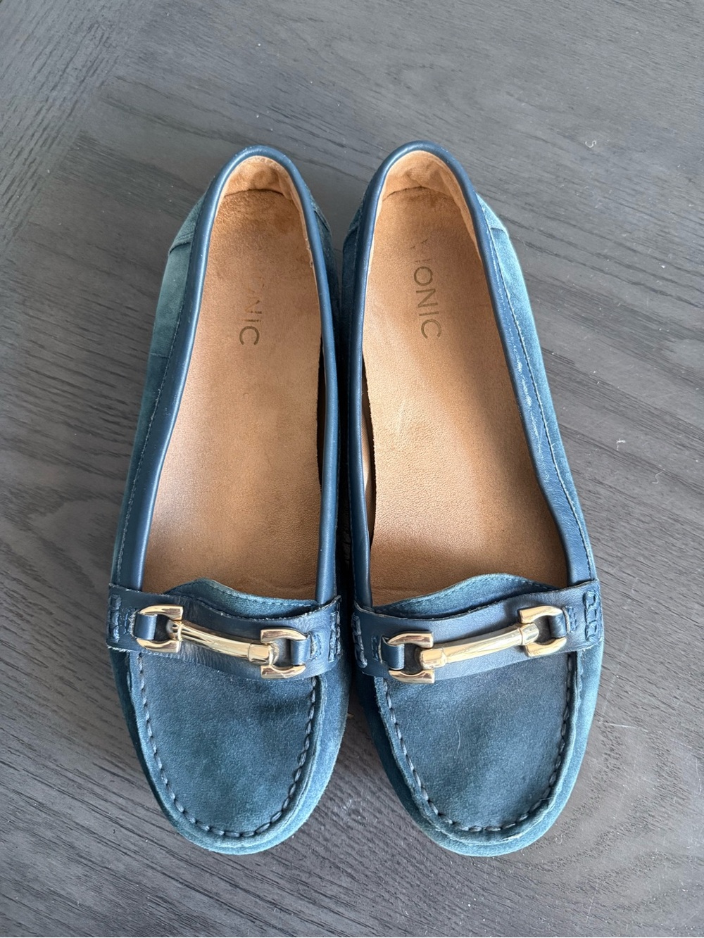 Vionic Kenyon Women’s Blue Suede Horsebit Loafers Size 9.5 - Picture 4 of 9